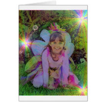 Rainbow Fairy Note card