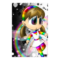Rainbow fairy poster #1 posters