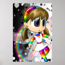 Rainbow fairy poster #1