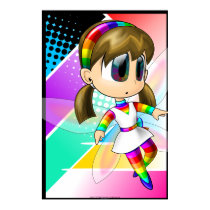 Rainbow fairy poster #2 posters