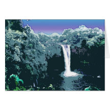 Rainbow Falls Greeting Card