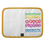 Rainbow families equal rights - gay, lesbian paren pochettes folios