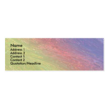 Rainbow Fantasy Business Card Template