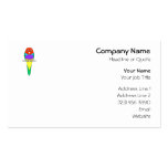 Rainbow Finch Bird. Colourful Gouldian. Business Card