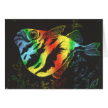 Rainbow Fish Card - Horizontal Format