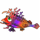 Rainbow Fish photo sculptures