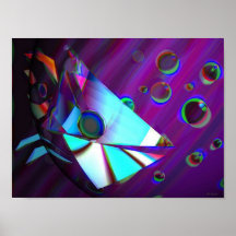 Rainbow Fish Print