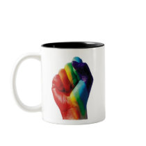 Rainbow Fist Mugs