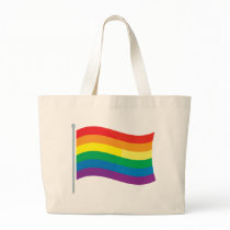 Rainbow Flag Tote Bag