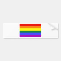 Rainbow Flag Bumper Sticker
