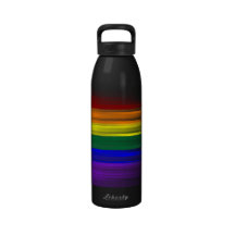 Rainbow Flag Liberty Water Bottle