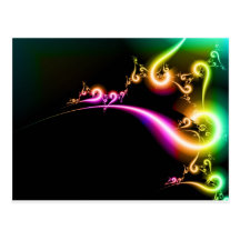 rainbow flair post cards