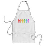 Rainbow Flip Flops Aprons