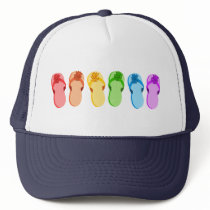 Rainbow Flip Flops