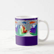 Rainbow Fractal a1 Mug