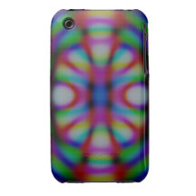 Rainbow Fractal Case-Mate iPhone 3 Case-Mate Cases