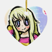 Rainbow Girl Christmas Ornament