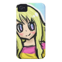 Rainbow Girl iPhone 4 Cases