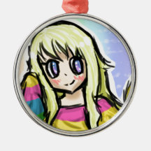 Rainbow Girl Ornaments