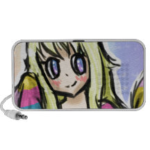 Rainbow Girl Portable Speaker