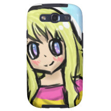 Rainbow Girl Samsung Galaxy SIII Cases