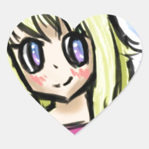 Rainbow Girl Stickers