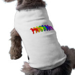 Rainbow Greyhound Pet Shirt