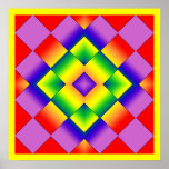 Rainbow Grid Posters