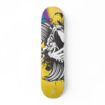 rainbow grunge winged dee jay design skateboards