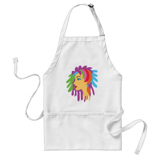 Rainbow Hair Apron