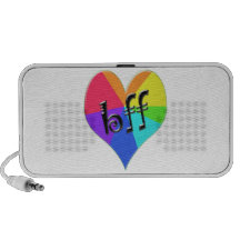 Rainbow Heart BFF Mp3 Speakers