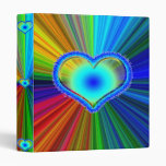 Rainbow Heart Binder