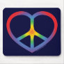 Rainbow Heart, Love, Peace Sign