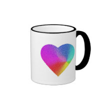 Rainbow Heart Mug