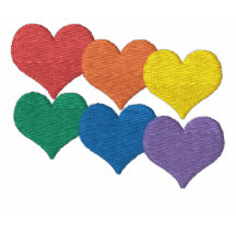 Rainbow Hearts