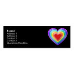 Rainbow Hearts Business Card