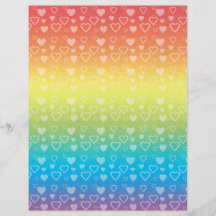 Rainbow hearts flyer