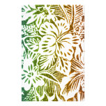Rainbow Hibiscus Custom Stationery