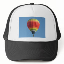 Rainbow hot air baloon