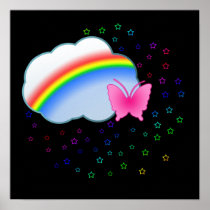 Rainbow in the Clouds Print