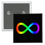 Rainbow Infinity Symbol Pin