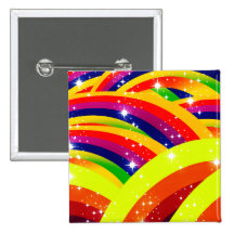 rainbow invasion pinback buttons