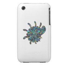 Rainbow Jeweled Shell Case-Mate iPhone 3 Case