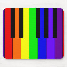 Rainbow Keyboard Mousepads