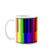 Rainbow Keyboard Mugs