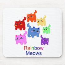 Rainbow kittens! mousemat
