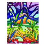 Rainbow Landscape Postcard