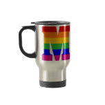 Rainbow Letter M Coffee Mugs