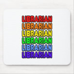 Rainbow Librarian Mouse Pads