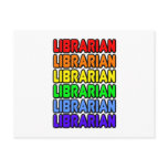 Rainbow Librarian postcards